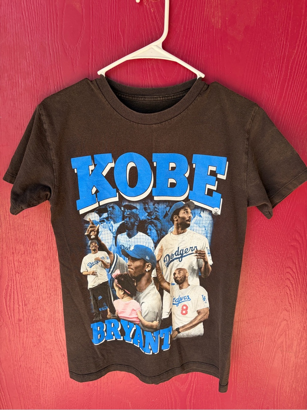 Kobe Bryant LA Dodgers Graphic Tee - Black & Blue